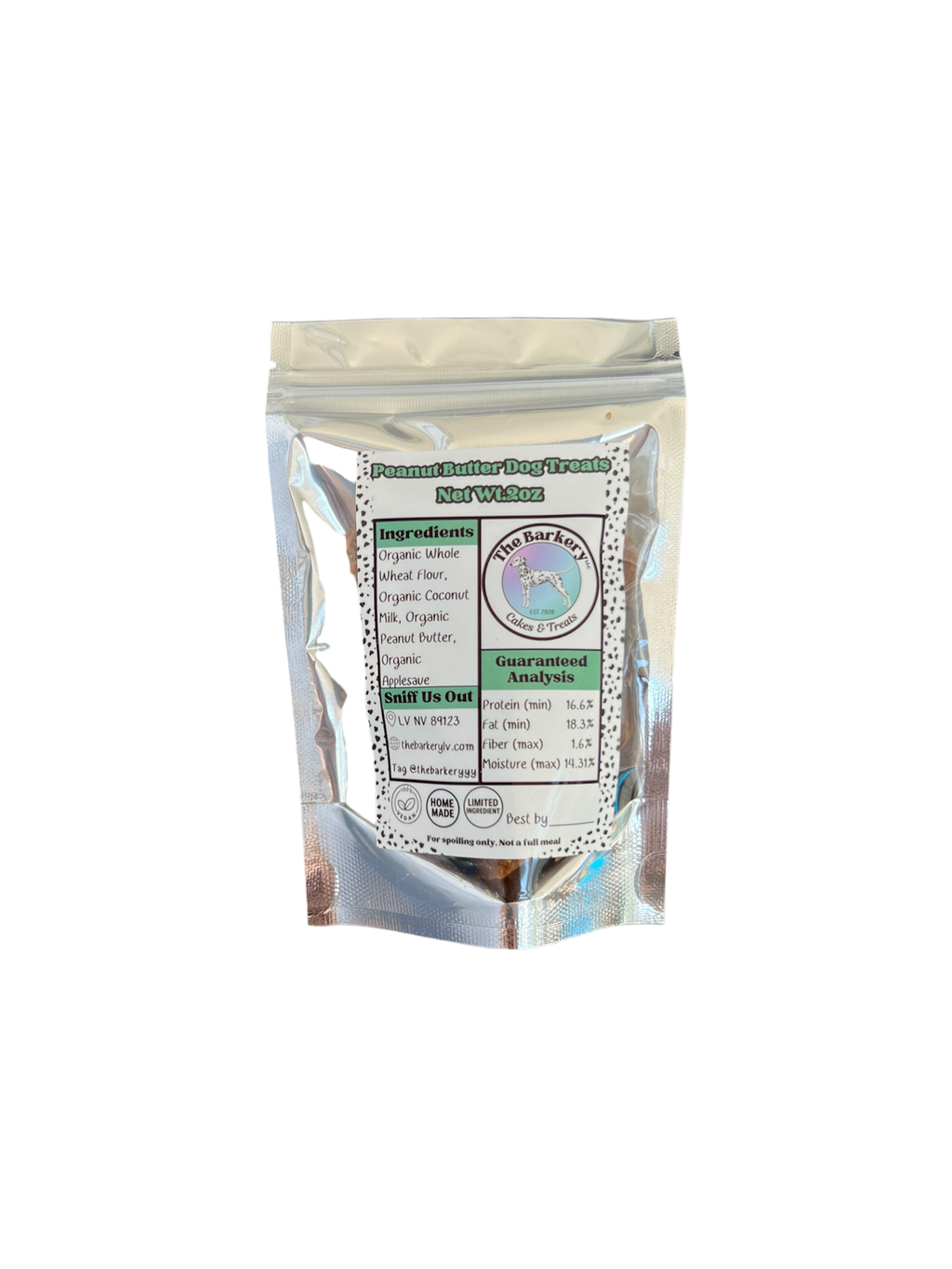 Organic Peanut Butter Dog Treats