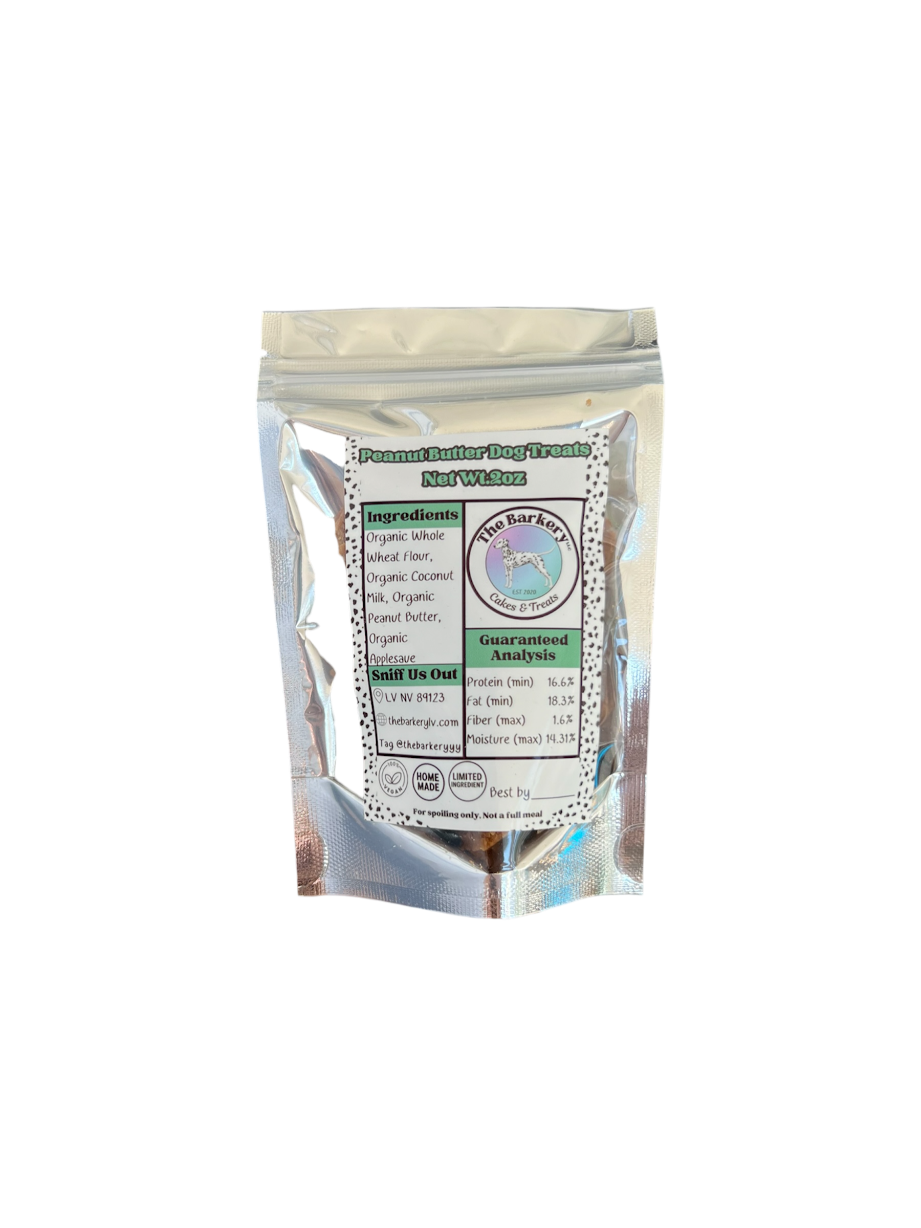 Organic Peanut Butter Dog Treats