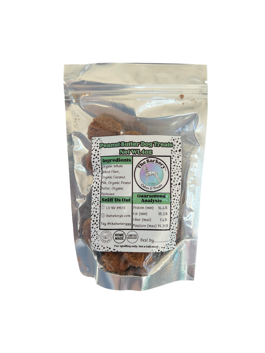 Organic Peanut Butter Dog Treats