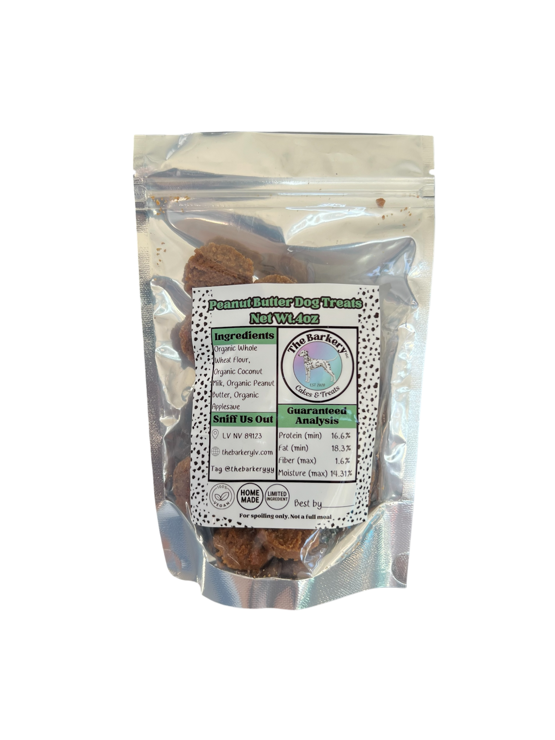 Organic Peanut Butter Dog Treats