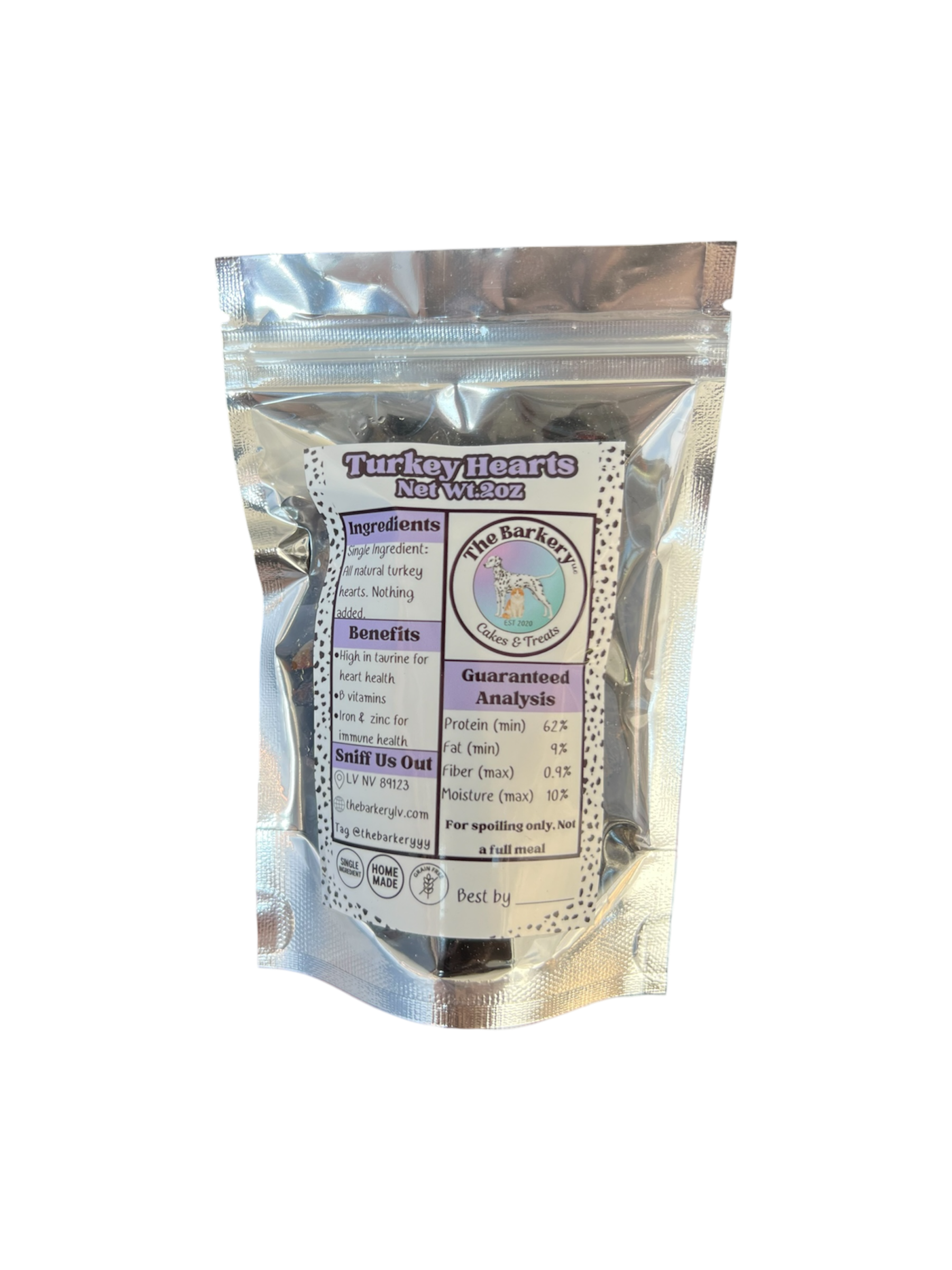 Turkey hearts for dogs & cats