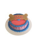 4inch Drip Cake - Custom Bone with Name (Cat & Dog)