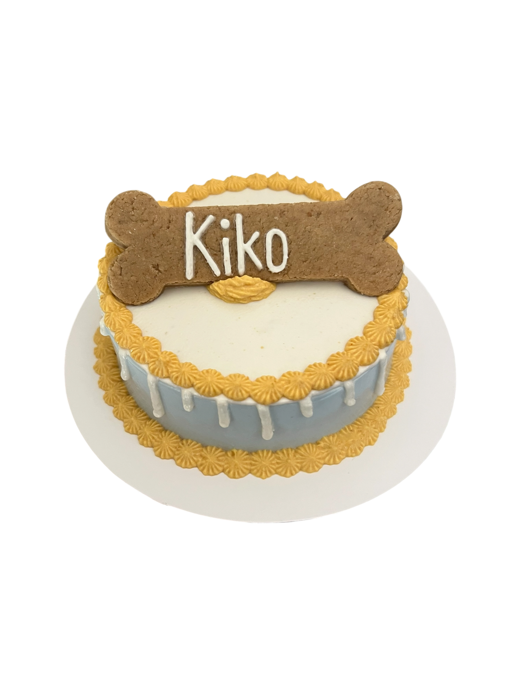 4inch Drip Cake - Custom Bone with Name (Cat & Dog)