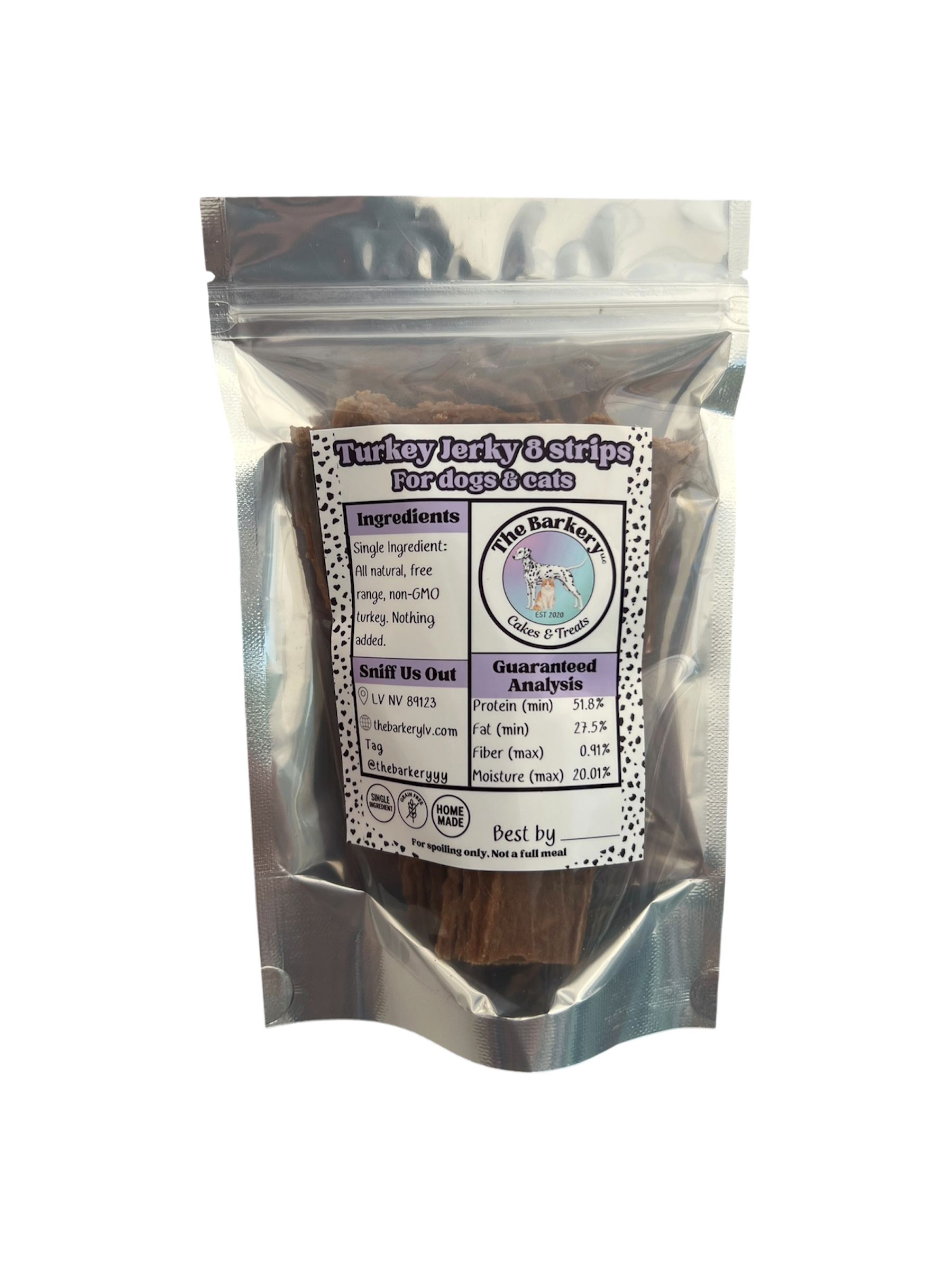 All-Natural Turkey Jerky For Pets