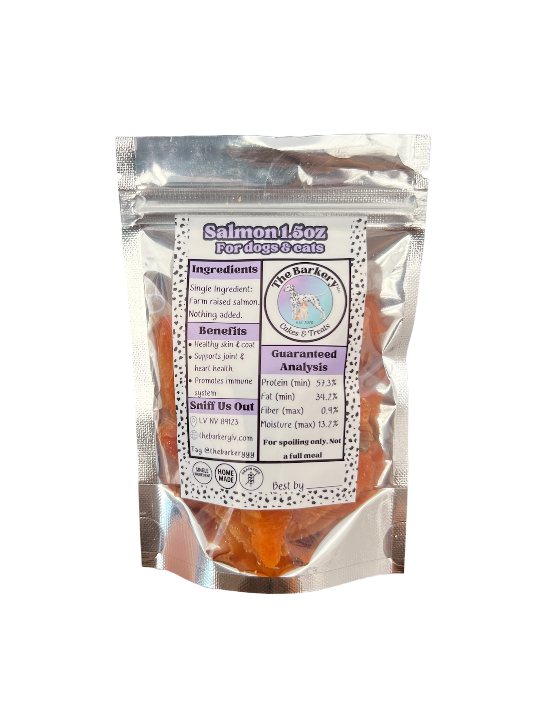 Salmon Jerky for Pets 1.5oz
