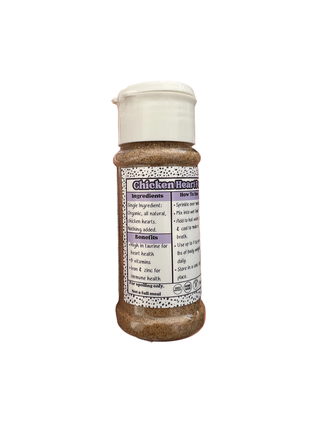 Chicken Heart Topper for Pets 1.5oz