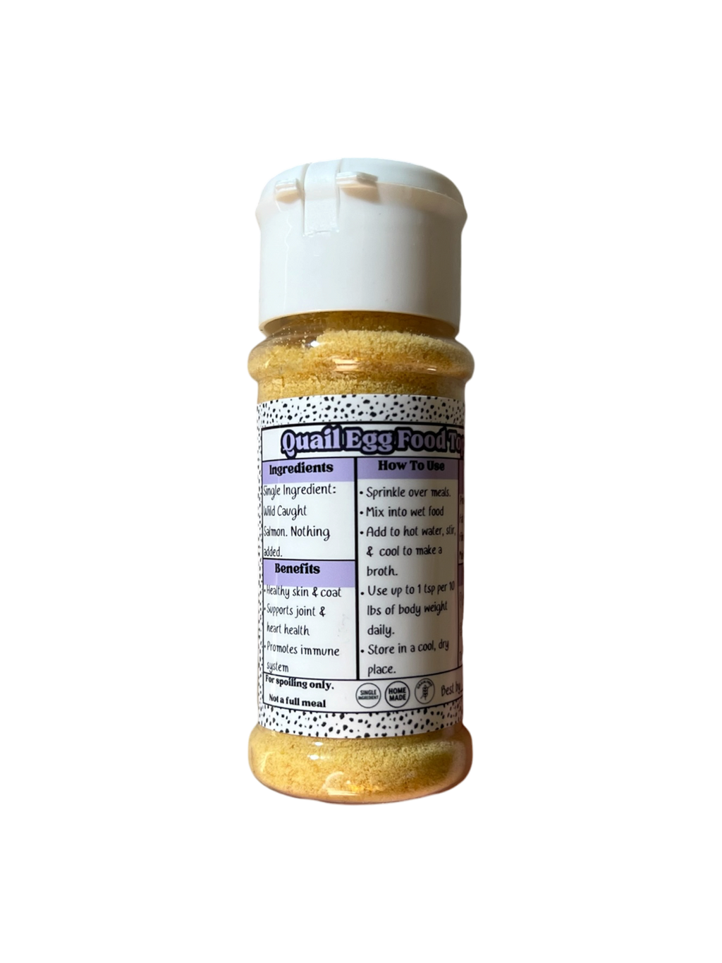 Quail Egg Seasoning for Dogs & Cats