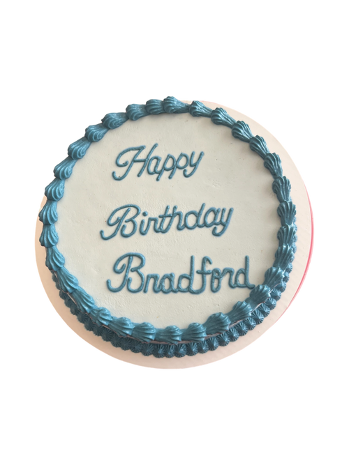 6inch Circle Cake (Cat & Dog)