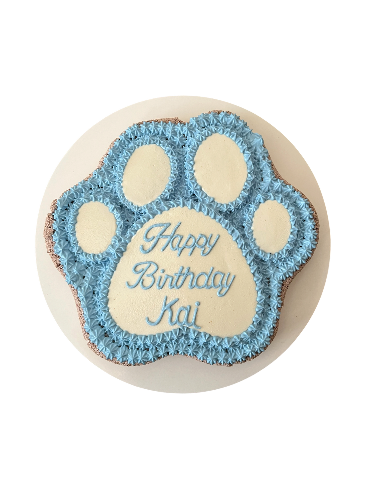 8inch Paw Print Dog Cake