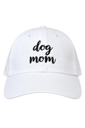White Dog Mom Hat