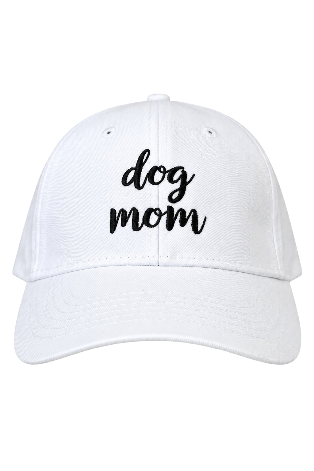 White Dog Mom Hat