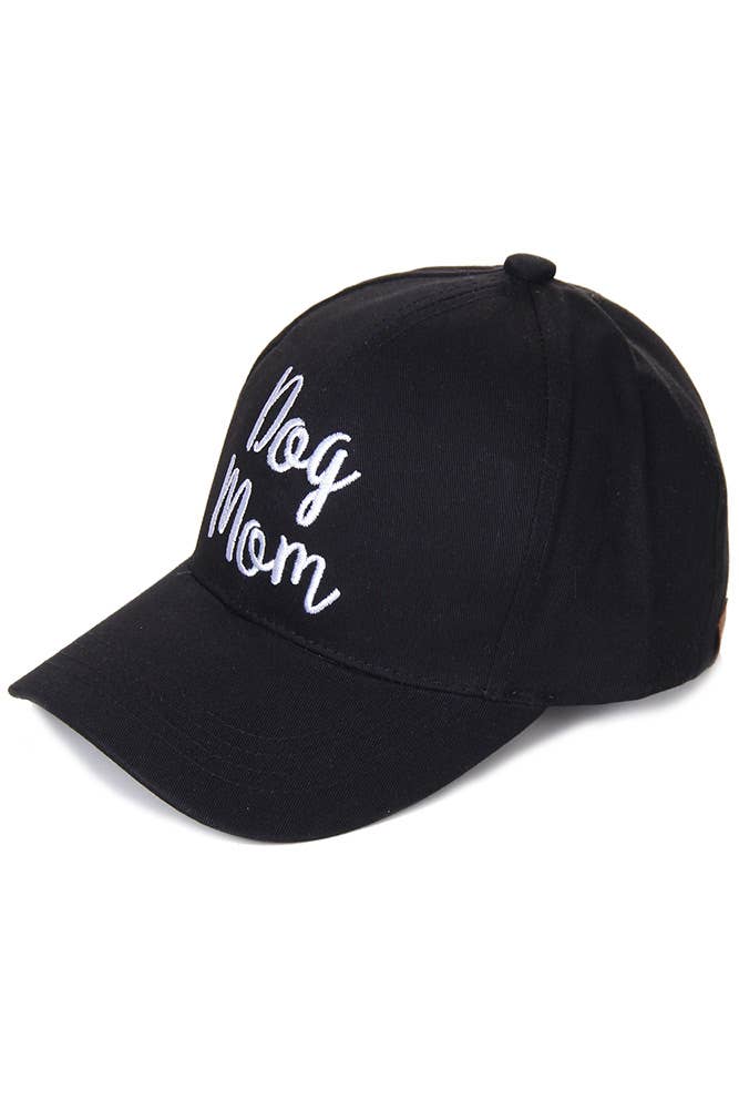 DOG MOM Embroidered Hat C.C - The Barkery LLC