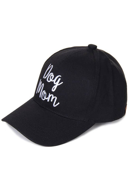 DOG MOM Embroidered Hat C.C - The Barkery LLC