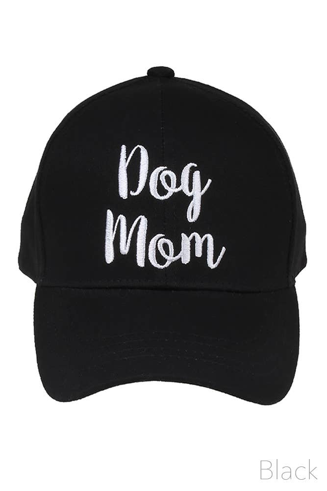 DOG MOM Embroidered Hat C.C - The Barkery LLC