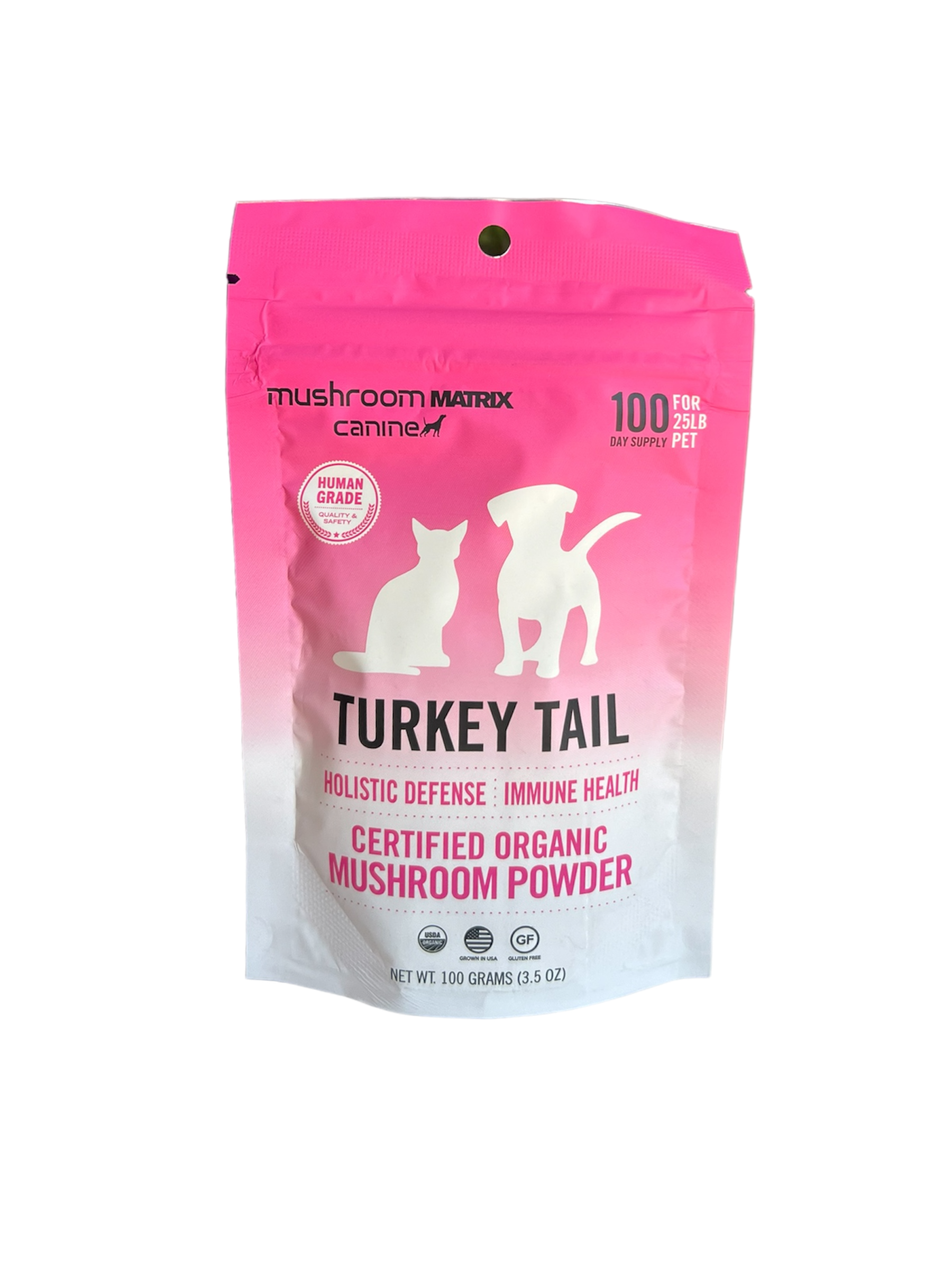 Mushroom Matrix Turkey Tail mushroom for dogs certified organic mushroom powder for immune health