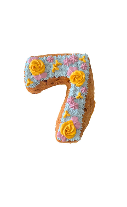 6inch Number Cake Organic - The Barkery LLC