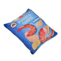 Cheerhunting plush shrimp chip bag toy for dogs designed for playful moments and gentle chewing