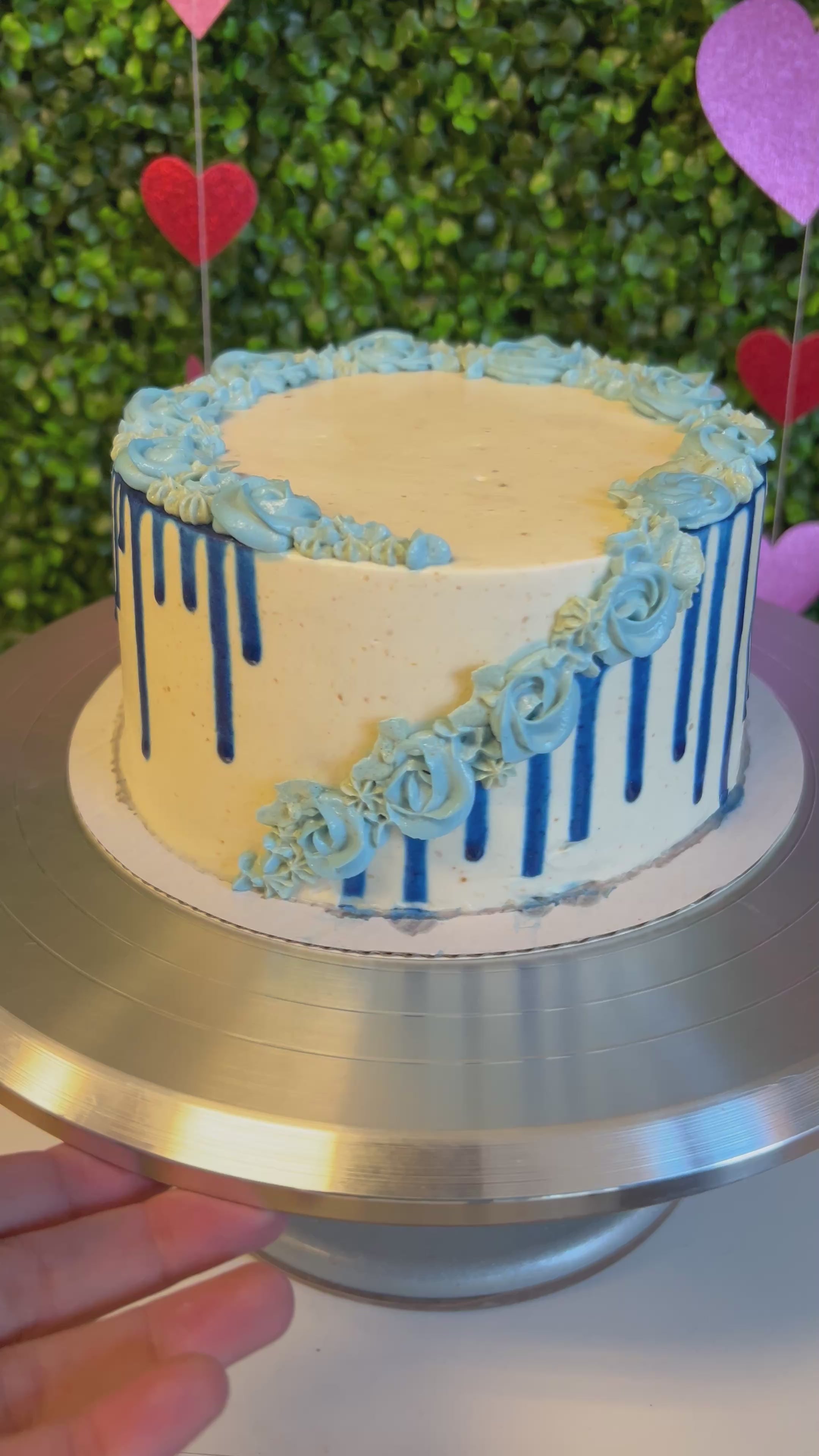 Flower Drip Dog Cake (Organic)