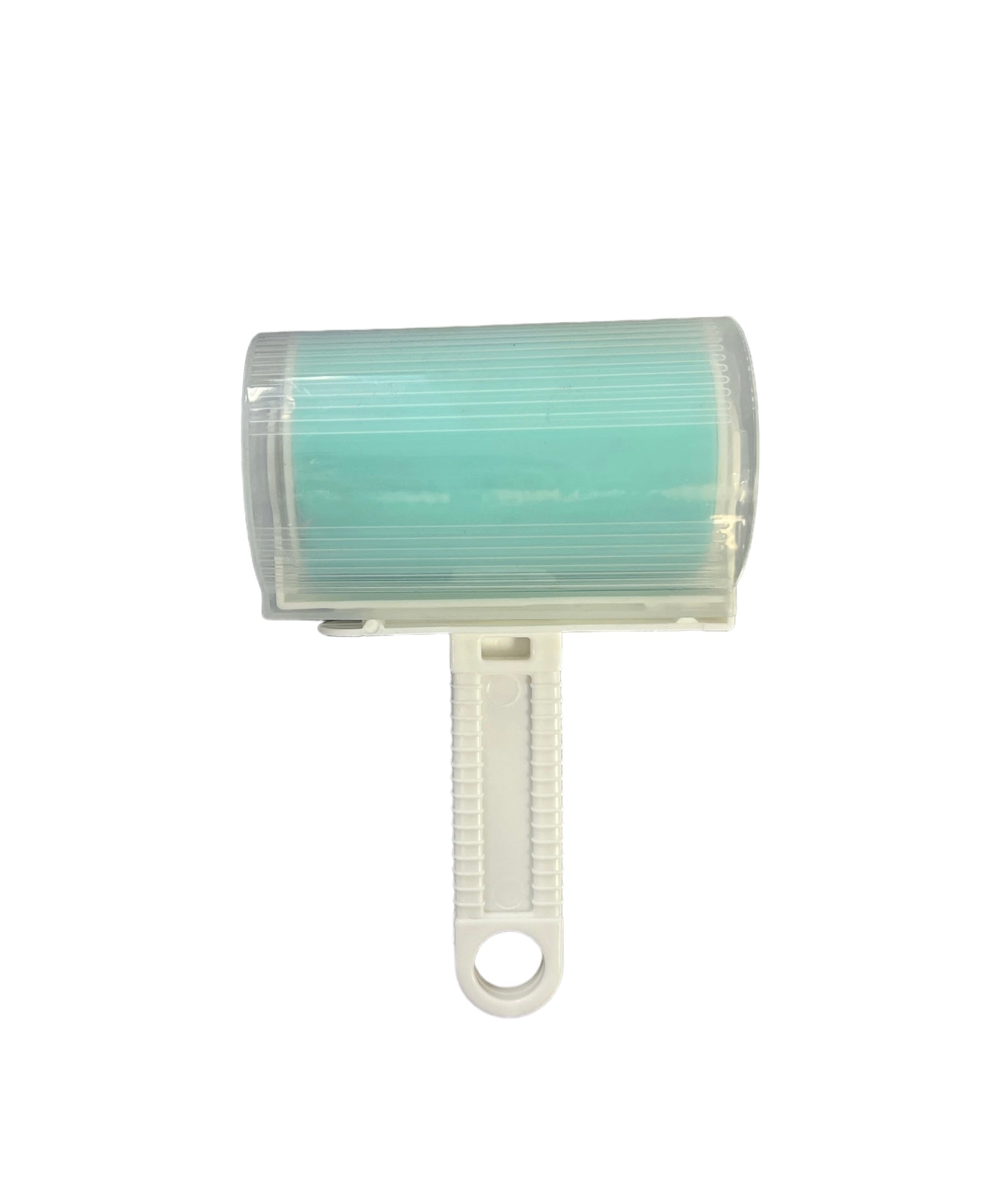 Forever Sticky Reusable Sticky Roller with a clear handle for easy lint removal and cleaning