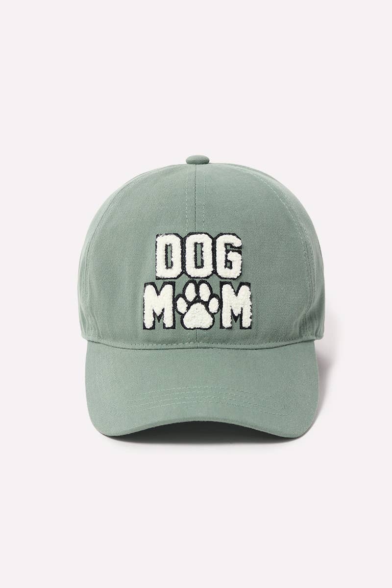 Dog Mom Baseball Hat: Sage